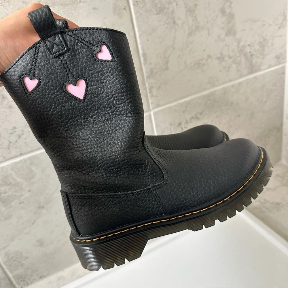 Dr. Martens Pink Interior Boots
